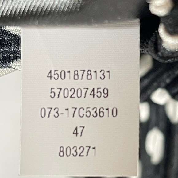 Travelers by Chico's Pant Wide Leg Black with White Polka Dots - Picture 4 of 7